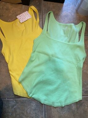 Free People Movement Set of Two Throw and Go Tank